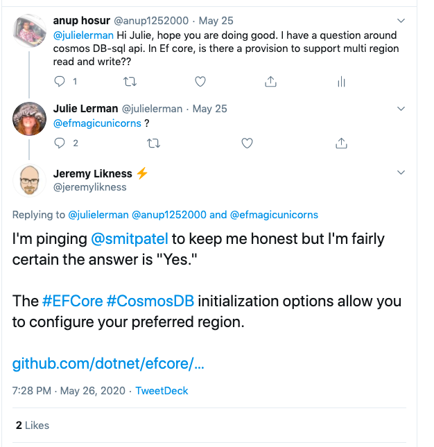 Azure Cosmos DB - SQL API Geo Replication Using EF Core